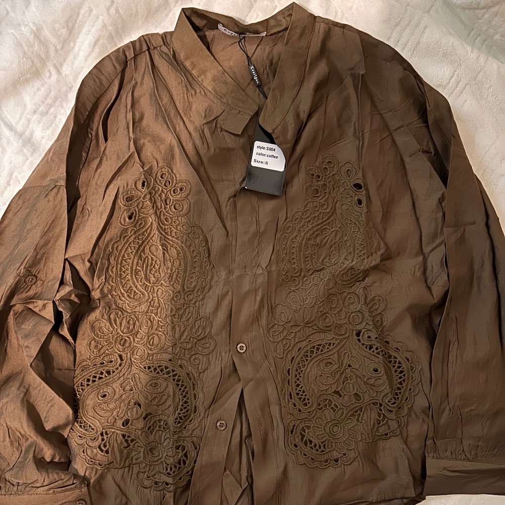 Women long sleeve blouse